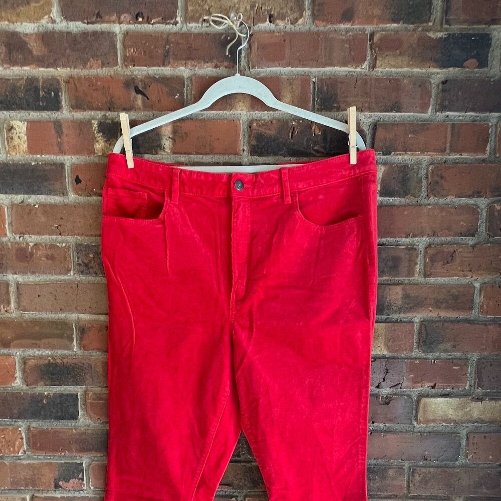 LOFT Red Skinny Pants